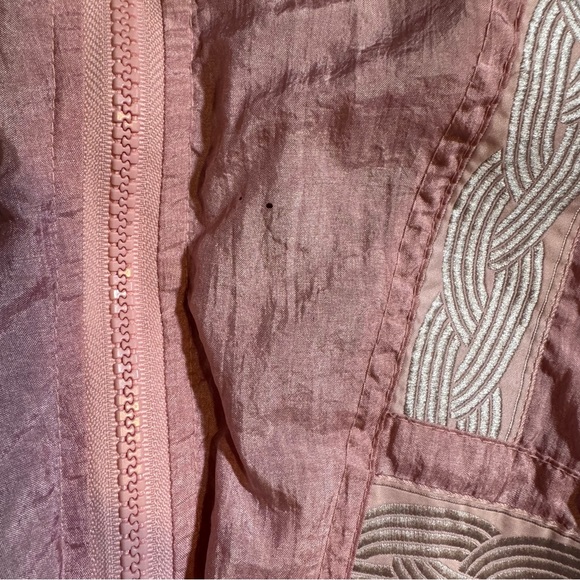 Vintage 80’s 90’s ADOLFO SPORT Track Jacket L Pink And Purple - Picture 4 of 9